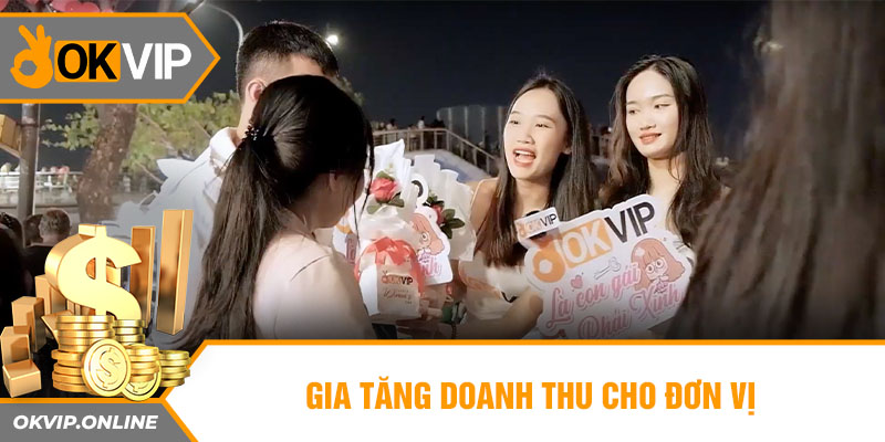  Gia tăng doanh thu cho đơn vị