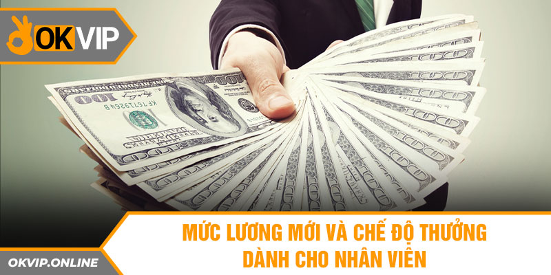  Mức lương mới và chế độ thưởng dành cho nhân viên