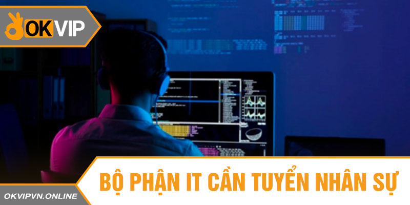 Bộ phận IT cần tuyển nhân sự